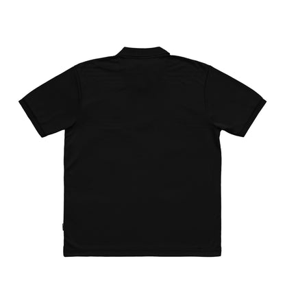 リライブ加工　ドライポロシャツ（ポリジン加工） black image