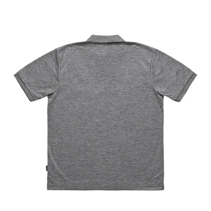 リライブ加工　ドライポロシャツ（ポリジン加工） mixed-gray image