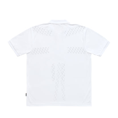 リライブ加工　ドライポロシャツ（ポリジン加工） white image